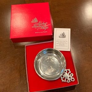 Vintage Shirley Handmade Pewter Porringer